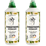 Engrais pour roses de Noël - Engrais liquide minéral NPK avec azote - Engrais pour roses de Noël (Helleborus) - Engrais pour floraison hivernale - Silberkraft