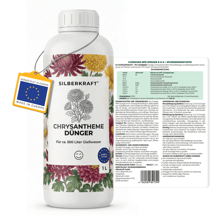 Engrais pour chrysanthème - Silberkraft