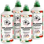 Engrais Dipladenia - Engrais liquide minéral NPK avec azote - Engrais pour Dipladenia (Mandevilla) - Engrais pour balcon et plantes grimpantes - Silberkraft