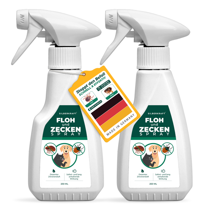 Spray anti-puces et anti-tiques pour chiens et chats