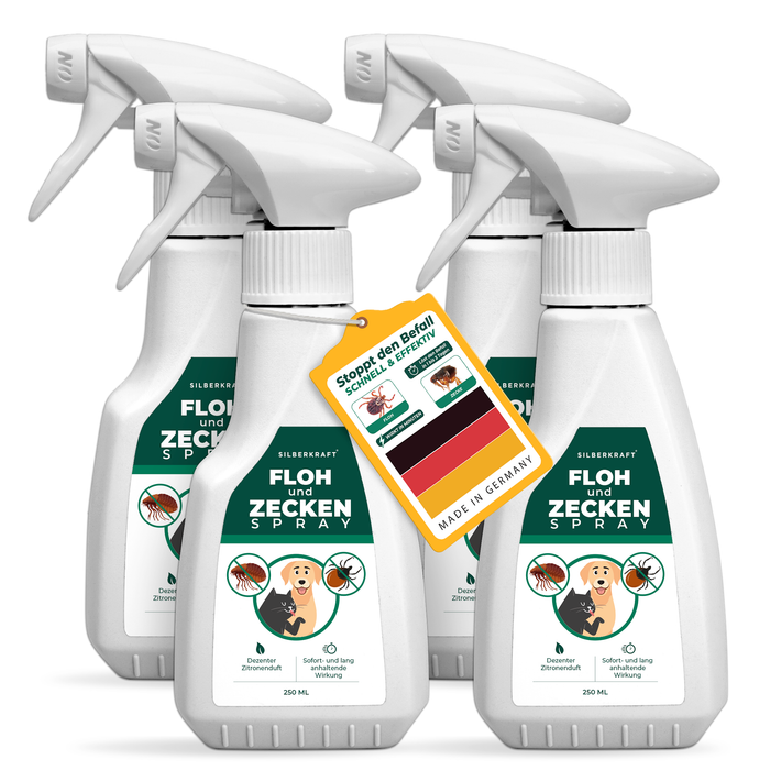 Spray anti-puces et anti-tiques pour chiens et chats