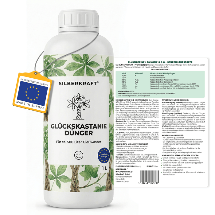 Engrais pour châtaignes porte-bonheur - Silberkraft