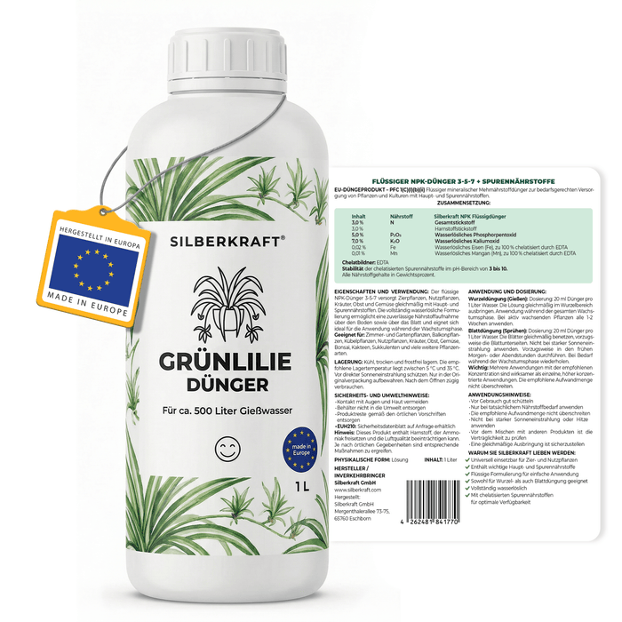 Engrais pour plantes araignées - Silberkraft
