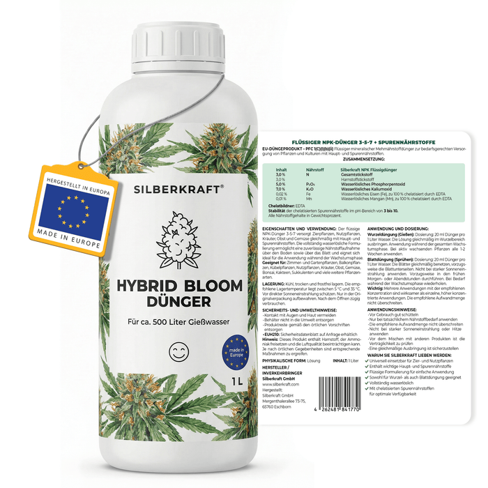 Engrais de floraison hybride - Silberkraft