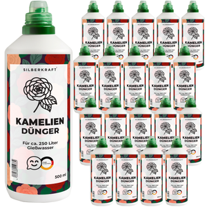 Kameliendünger – Mineralischer NPK Flüssigdünger mit Stickstoff – Dünger für Kamelien – Moorbeetpflanzen-Dünger - Silberkraft