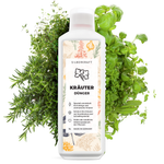 Engrais pour herbes - engrais liquide minéral NPK avec azote - engrais pour herbes comme le basilic, le romarin, le persil, la ciboulette, la menthe, la sauge, le thym et la livèche - Silberkraft