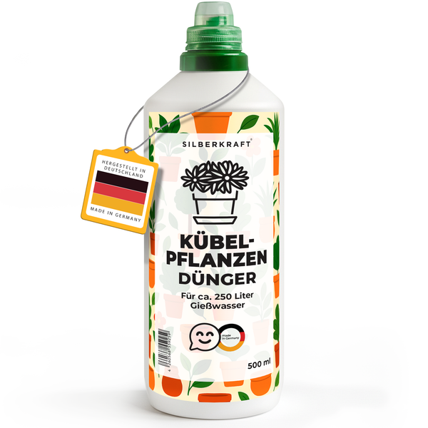 Engrais pour plantes en pot - Engrais liquide minéral NPK avec azote - Engrais pour plantes en pot - Engrais pour plantes de balcon et de terrasse - Silberkraft