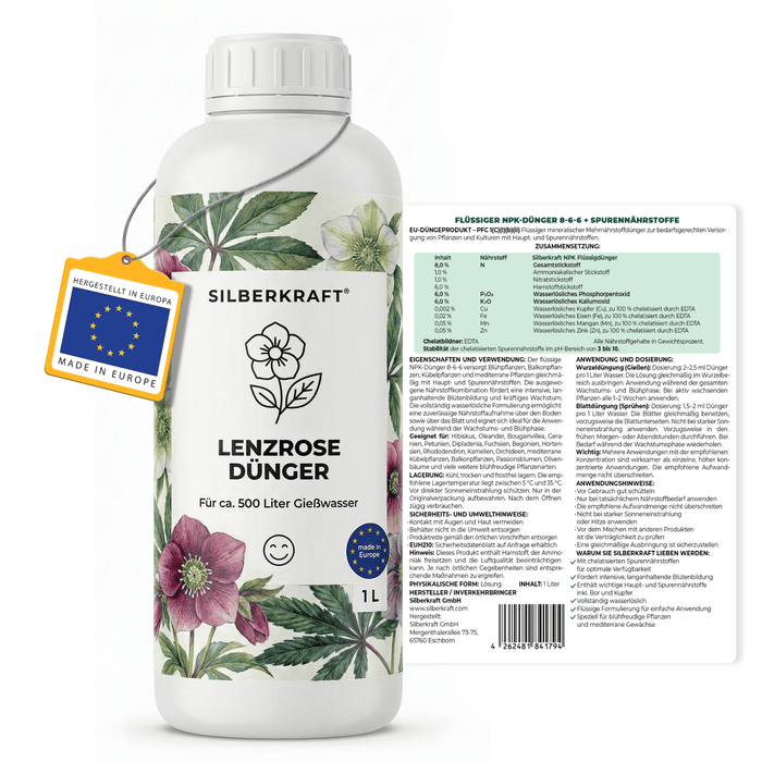 Engrais pour roses de printemps - Silberkraft