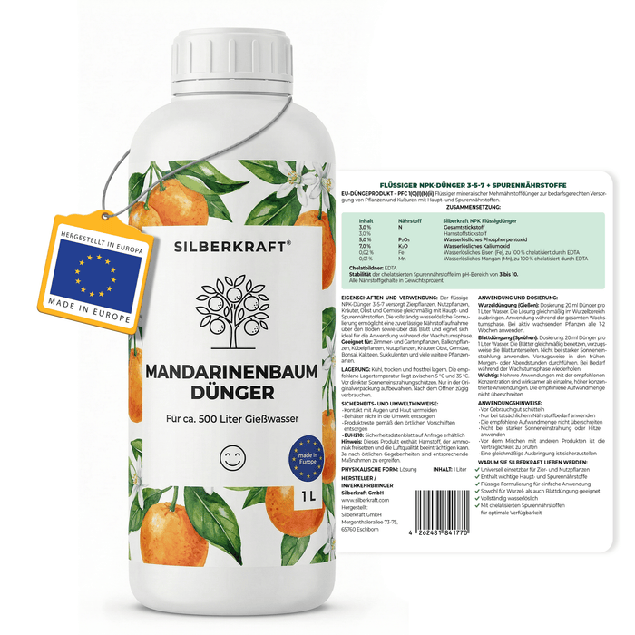Engrais pour mandarinier - Silberkraft