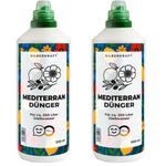 Engrais méditerranéen - engrais liquide minéral NPK avec azote - engrais pour plantes méditerranéennes - engrais pour plantes d'agrumes et plantes en pot - Silberkraft