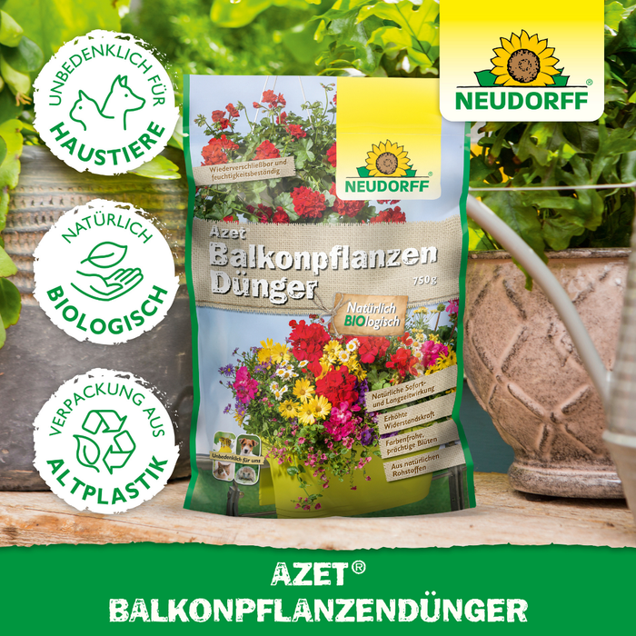 Engrais pour plantes de balcon Neudorff Azet 750 g