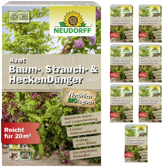Engrais pour arbres, arbustes et haies Neudorf Azet - Silberkraft