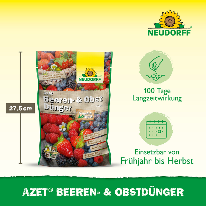 Engrais pour baies et fruits Neudorff Azet 750 g