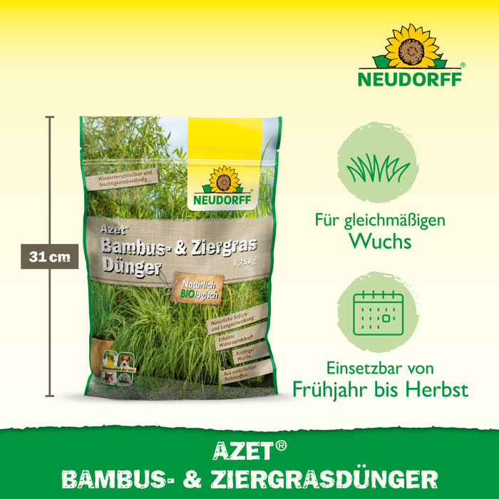 Engrais pour bambou et graminées ornementales Neudorff Azet