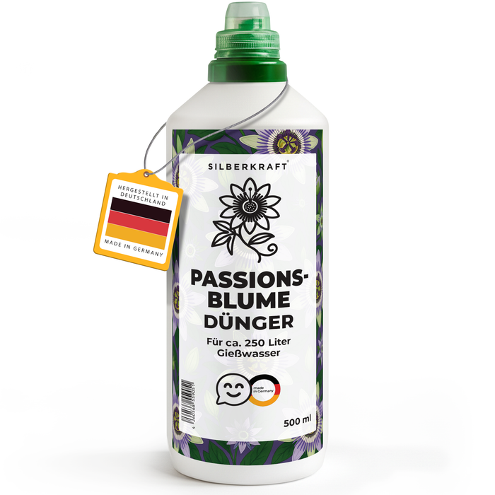 Engrais pour passiflores – Engrais liquide minéral NPK avec azote – Engrais pour passiflores (Passiflora) – Engrais pour plantes grimpantes