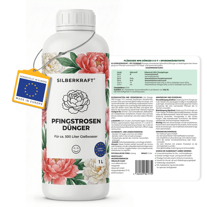 Engrais pivoine - Silberkraft