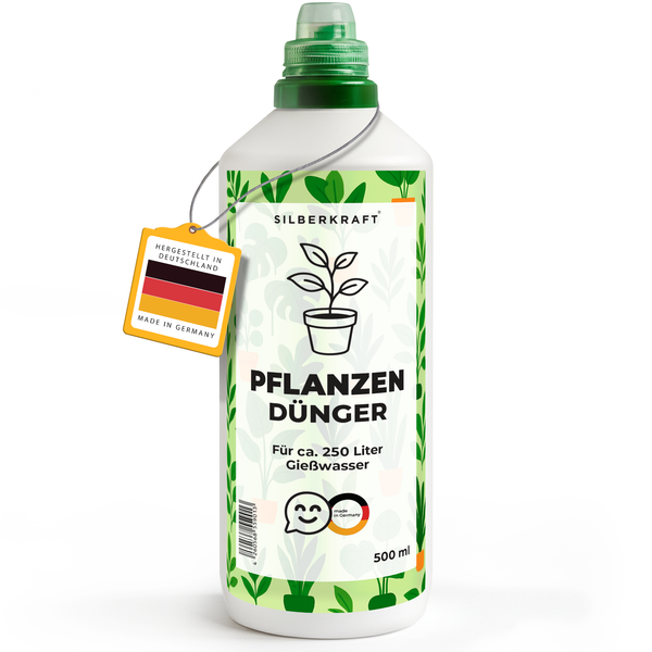 Engrais pour plantes - Engrais liquide minéral NPK avec azote - Engrais pour plantes d'intérieur et de jardin - Engrais pour plantes tout usage - Silberkraft
