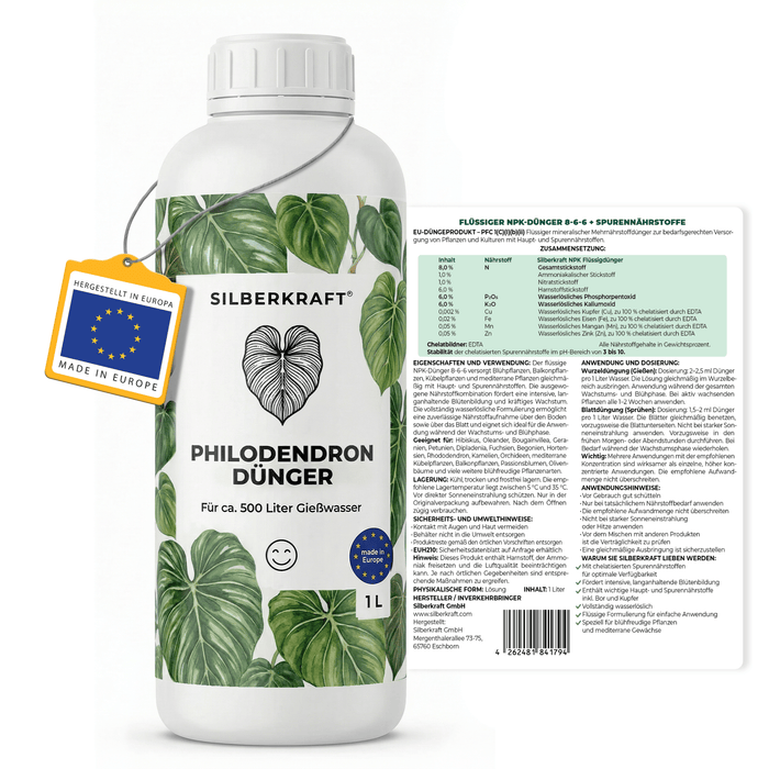 Engrais Philodendron - Silberkraft