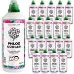 Engrais Phlox - engrais liquide minéral NPK avec azote - engrais pour phlox - engrais pour fleurs vivaces et de jardin - Silberkraft