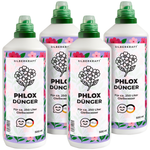 Engrais Phlox - engrais liquide minéral NPK avec azote - engrais pour phlox - engrais pour fleurs vivaces et de jardin - Silberkraft