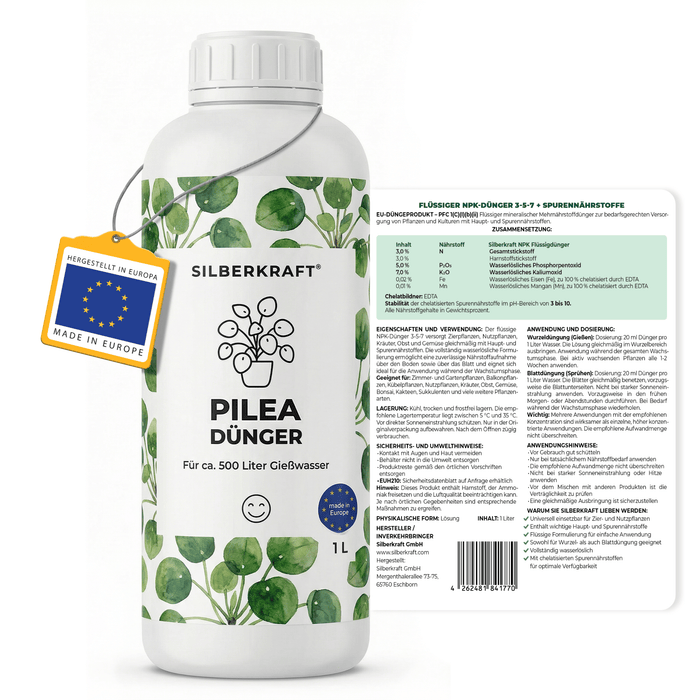 Engrais Pilea - Silberkraft