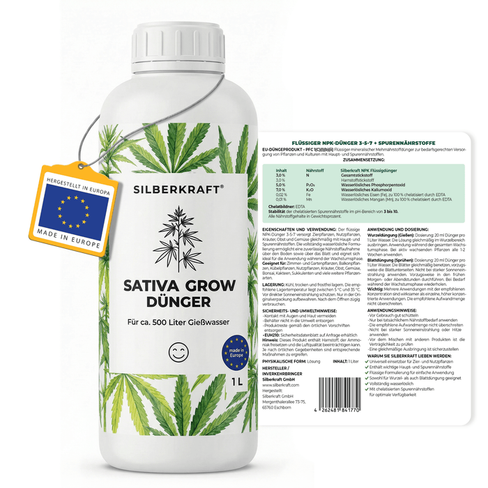 Engrais Sativa Grow - Silver Power