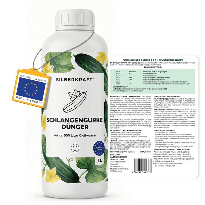 Engrais pour concombre serpent - Silberkraft