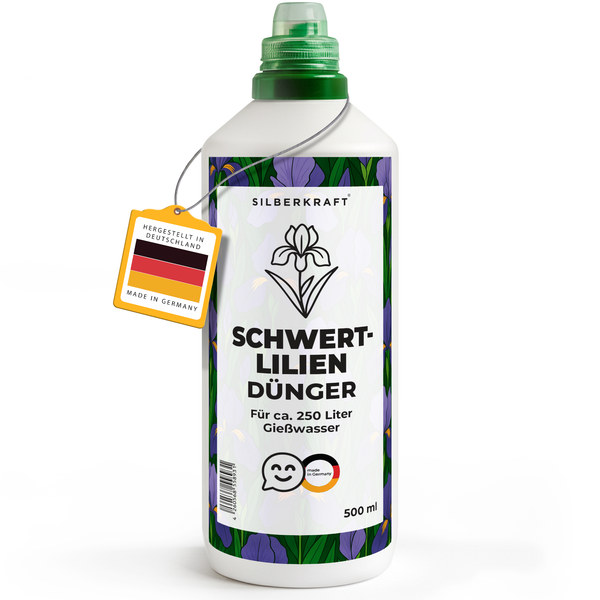 Engrais pour iris - Engrais liquide minéral NPK avec azote - Engrais pour iris (iris) - Engrais pérenne - Silberkraft