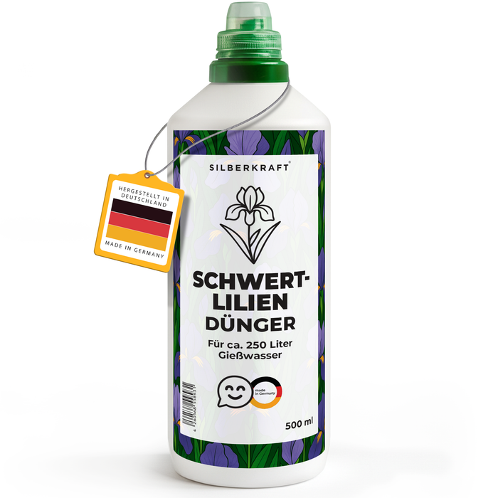 Engrais pour iris – Engrais liquide minéral NPK avec azote – Engrais pour iris – Engrais pour plantes vivaces