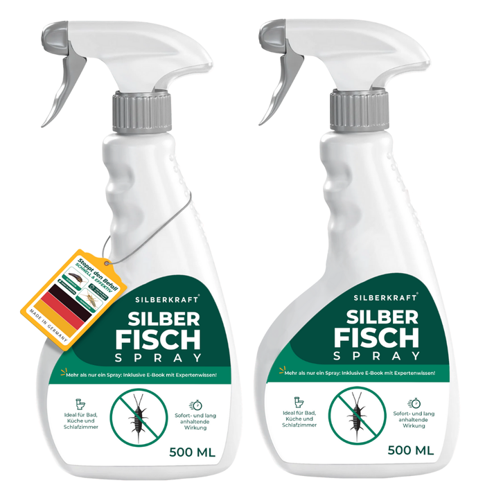 Spray pour poissons d'argent 500 ml incl. e-book - Silbercraft