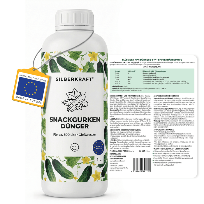 Engrais snack pour concombre - Silberkraft