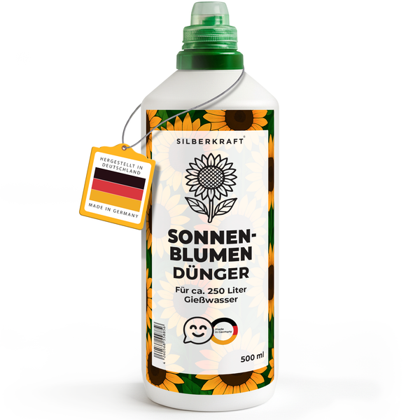 Engrais pour tournesol - engrais liquide minéral NPK avec azote - engrais pour tournesols - engrais pour plantes à fleurs - Silberkraft
