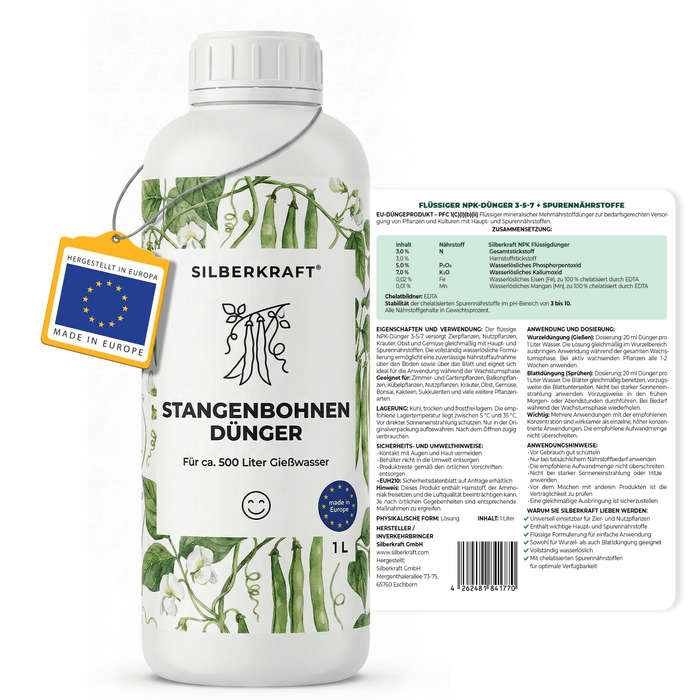 Engrais pour haricots verts - Silberkraft