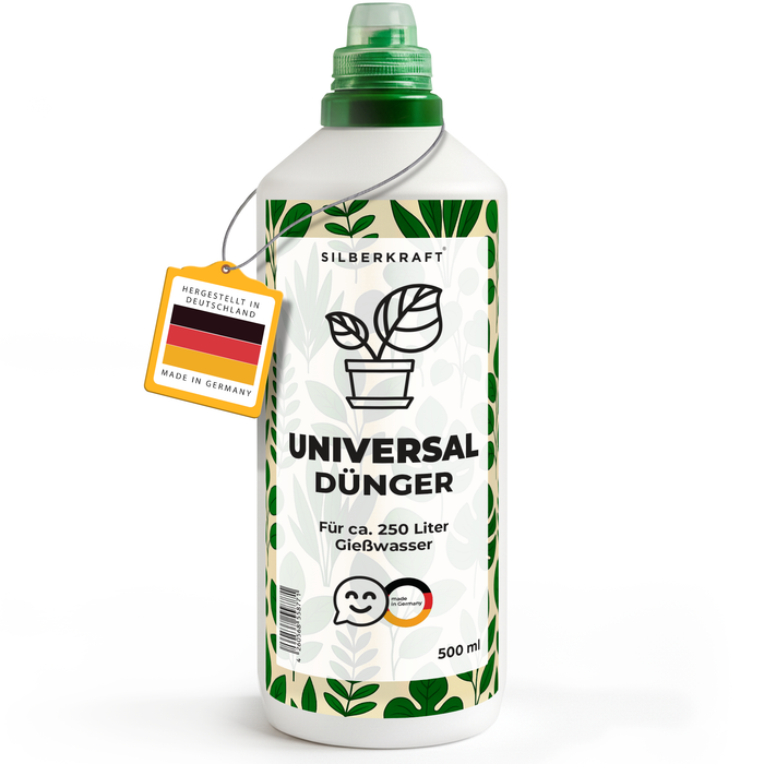 Engrais universel - engrais liquide minéral NPK avec azote - engrais pour toutes les plantes - engrais polyvalent pour plantes et engrais de jardin - Silberkraft