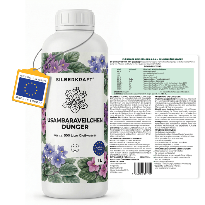 Engrais pour violette africaine - Silberkraft