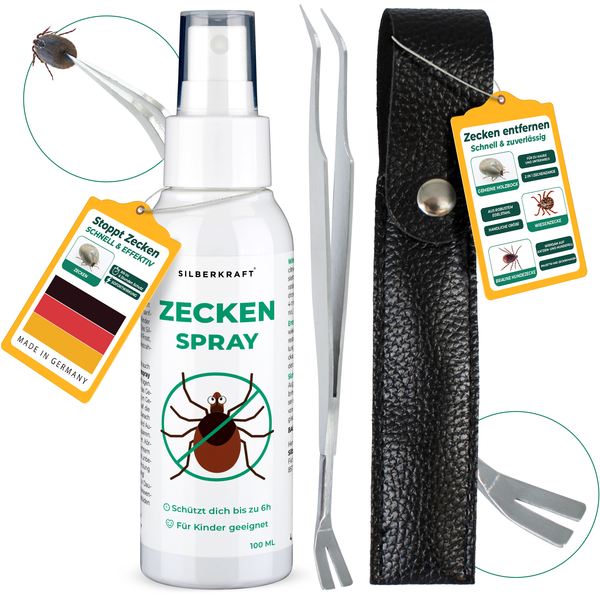 Coffret anti-tiques - votre duo protection & élimination - Silberkraft