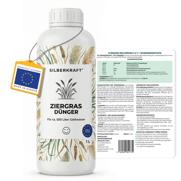 Engrais pour graminées ornementales - Silberkraft