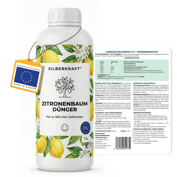 Engrais pour citronnier - Silberkraft