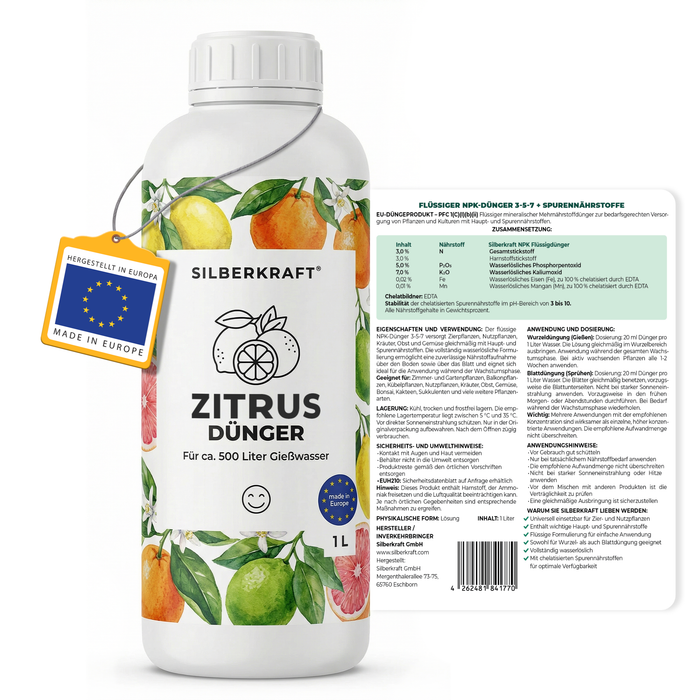 Engrais aux agrumes - Silberkraft