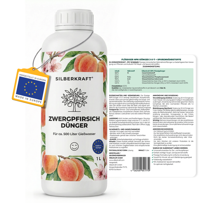 Engrais pour pêches naines - Silberkraft