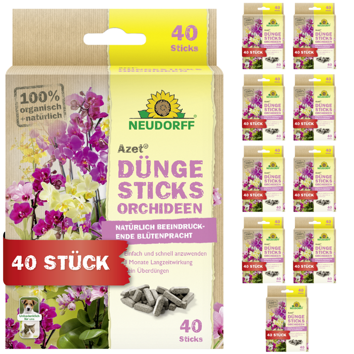 Neudorff Azet bâtons d'engrais pour orchidées - Silberkraft