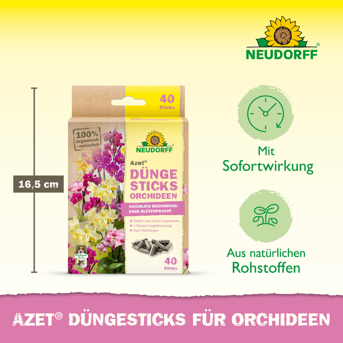 Neudorff Azet bâtons d'engrais pour orchidées - Silberkraft