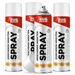 Spray BugPower contre les insectes rampants et les guêpes 400 ml - large spectre d'action - action rapide & effet renversant - puissance argentée
