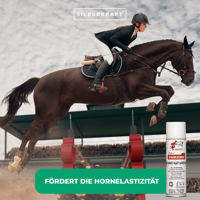 Spray de radioprotection pour sabots de chevaux robustes