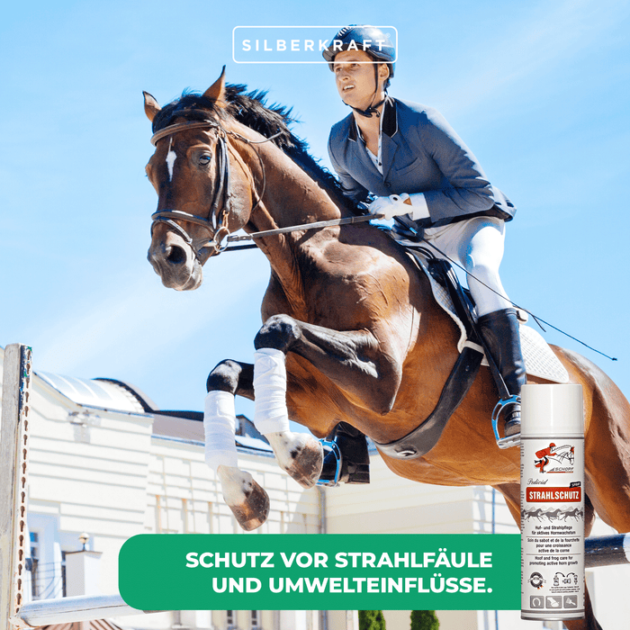 Spray de radioprotection pour sabots de chevaux robustes