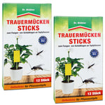 Bâtonnets de moucherons fongiques : Lutte efficace contre les aleurodes, les moucherons fongiques, les mouches des fruits et du vinaigre, les thrips et les cigales - Silberkraft