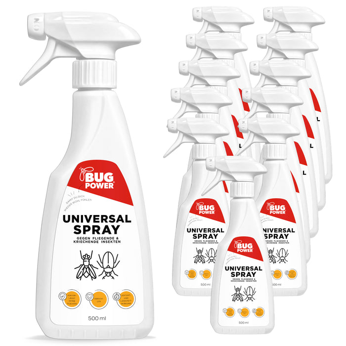 BugPower Universal Insect Spray - contre tous les insectes rampants et volants