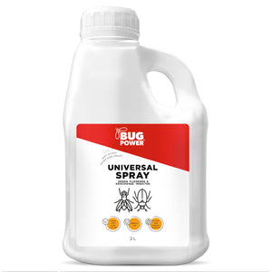 BugPower Universal Insektenspray - gegen alle kriechenden und fliegenden Insekten - Silberkraft