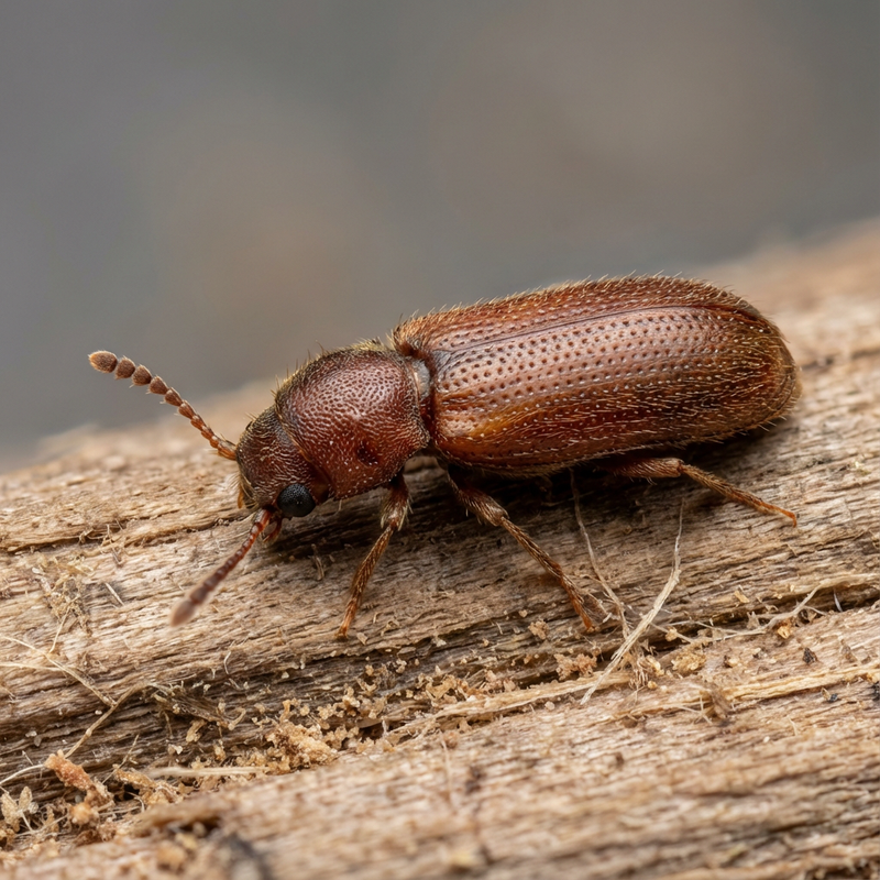 Coléoptère africain de l'aubier