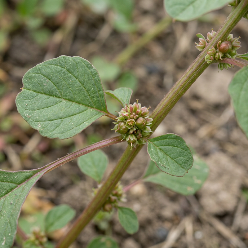 Sétaire montante (Amaranthus blitum), illustration IA
